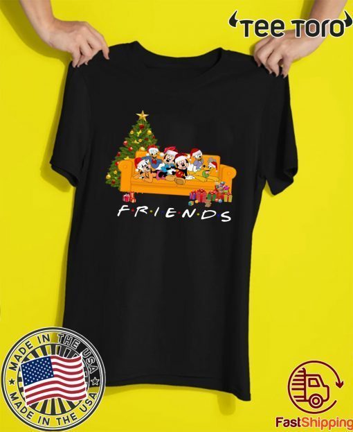 Offcial Friends Mickey Disney Family Xmas T-Shirt