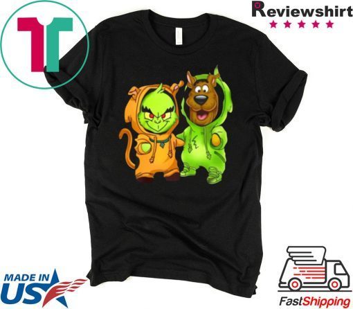 GRINCH AND SCOOBY DOO SWITCH OUTFIT SHIRT