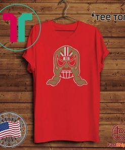 Lucha Mask George Kittle Apparel, Officially Licensed T-Shirt
