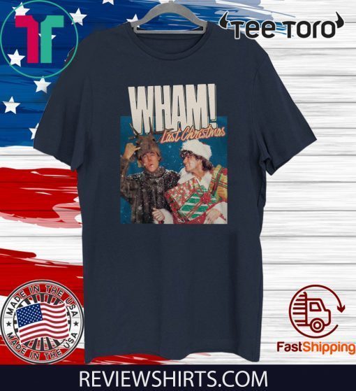 George Michael Last Christmas Wham Shirt - Offcial Tee