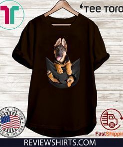 German Shepherd pocket Tee Shirt