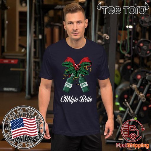 Gin Gingle Bells Christmas Shirt - Offcial Tee