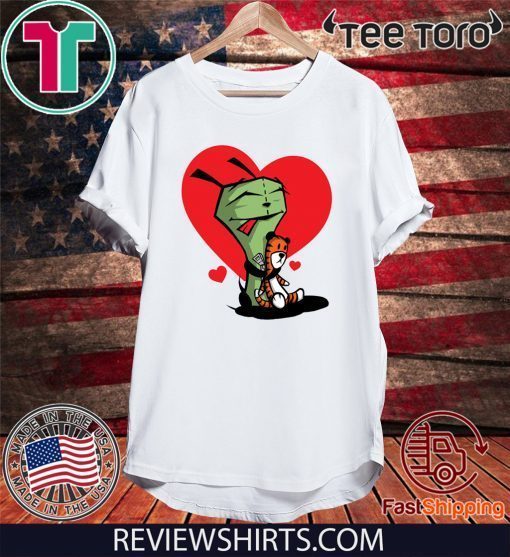 Gir and Hobbes Invader Zim T Shirt