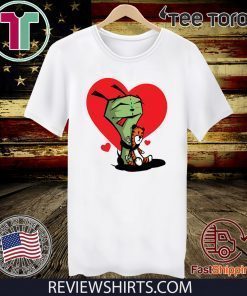 Gir and Hobbes Invader Zim T Shirt