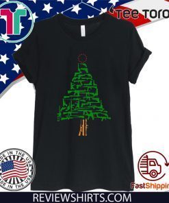 Guns Christmas Tree Shirt T-Shirt