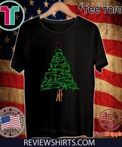 Guns Christmas Tree Shirt T-Shirt