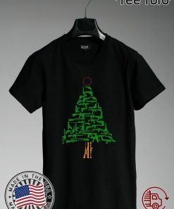 Guns Christmas Tree Shirt T-Shirt