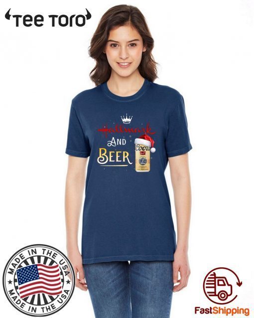 Hallmark and Beer Coors Xmas T-Shirt