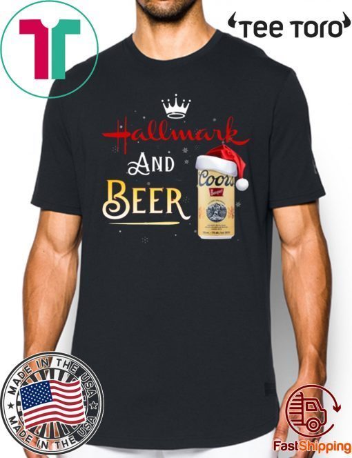Hallmark and Beer Coors Xmas T-Shirt