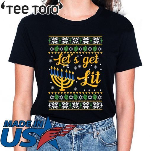 Hanukkah Let S Get Lit Christmas 2020 Shirt