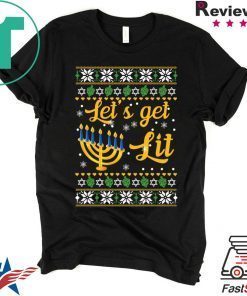 Hanukkah Let S Get Lit Christmas 2020 Shirt