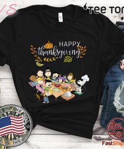 Happy Thanksgiving Snoopy And Friends Lovely Classic T-Shirt