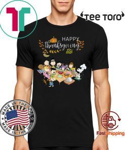 Happy Thanksgiving Snoopy And Friends Lovely Classic T-Shirt