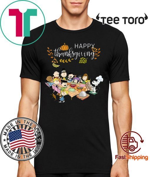 Happy Thanksgiving Snoopy And Friends Lovely Classic T-Shirt