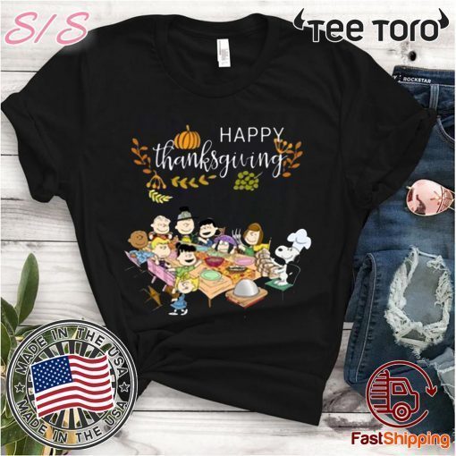 Happy Thanksgiving Snoopy And Friends Lovely Classic T-Shirt