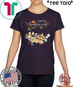 Happy Thanksgiving Snoopy And Friends Lovely Classic T-Shirt