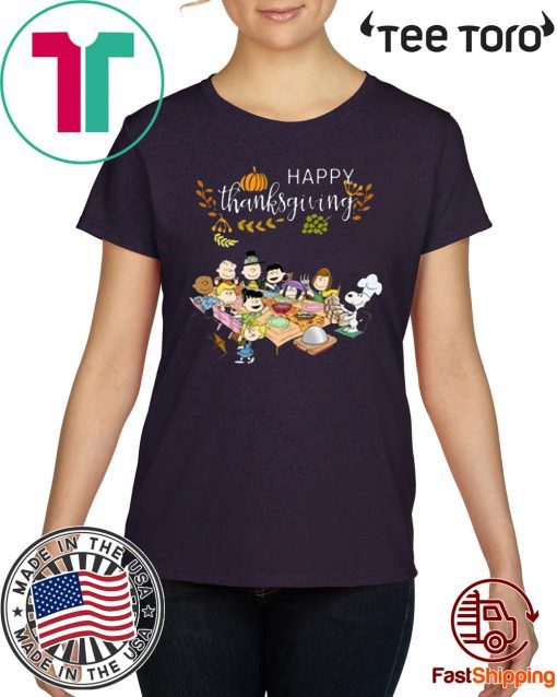 Happy Thanksgiving Snoopy And Friends Lovely Classic T-Shirt