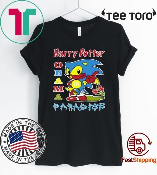 Harry Potter Obama Sonic Paradise T-Shirt - Offcial Tee