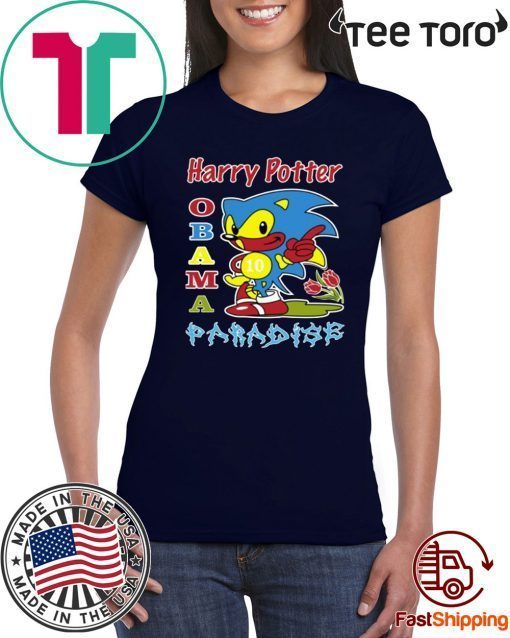 Harry Potter Obama Sonic Paradise T-Shirt - Offcial Tee