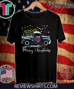 Houston Texans pickup truck Merry Christmas t-shirts