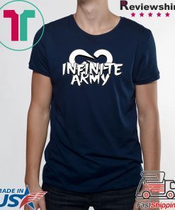 Infinite lists merch INFINITE LISTS INFINITE ARMY GARNET TEE Shirt