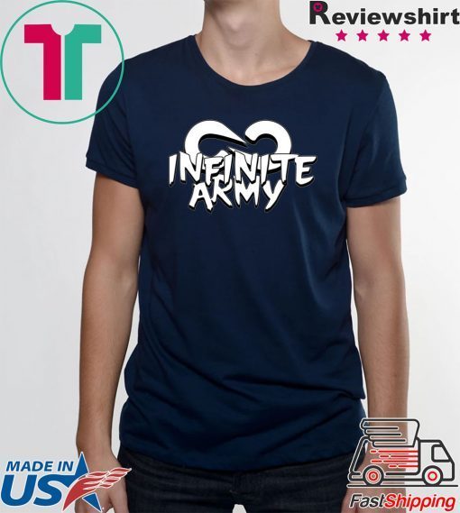 Infinite lists merch INFINITE LISTS INFINITE ARMY GARNET TEE Shirt