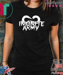 Infinite lists merch INFINITE LISTS INFINITE ARMY GARNET TEE Shirt