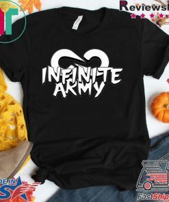 Infinite lists merch INFINITE LISTS INFINITE ARMY GARNET TEE Shirt