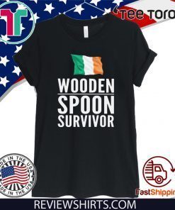 Ireland Flag Wooden Spoon Survivor 2020 T-Shirt