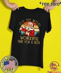 It's The Most Wonderful Time For A Beer Busch Light Beer 2020 T-Shirt