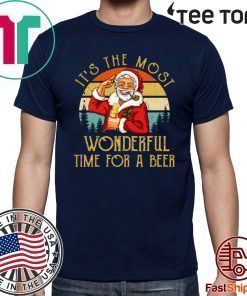 It's The Most Wonderful Time For A Beer Corona Light Beer Xmas Gift T-Shirt