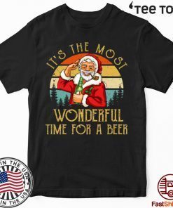 It's The Most Wonderful Time For A Beer Heineken Beer Vintage Xmas T-Shirt
