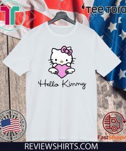 Kitty Cat Hello Kimmy Kim Kardashian Tee Shirt