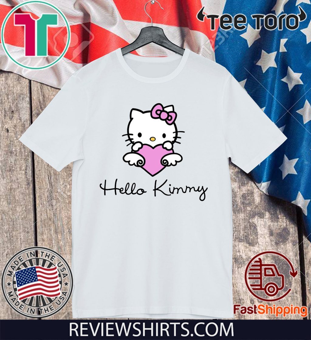 Kitty Cat Hello Kimmy Kim Kardashian Tee Shirt - ShirtElephant Office