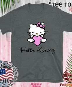 Kitty Cat Hello Kimmy Kim Kardashian Tee Shirt