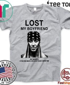 Lost My Boyfriend Bret Michaels T-Shirt Offcial
