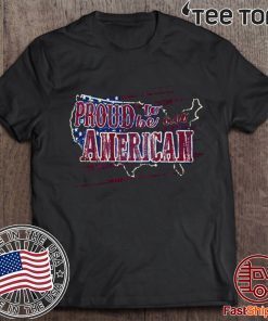 US Lee Greenwood Proud To Be An American Tee Red Letters Tee Shirt