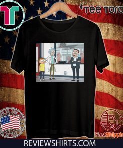 Let's Talk Over Here Shirt - Rick and Morty And Elon Musk T-Shirt