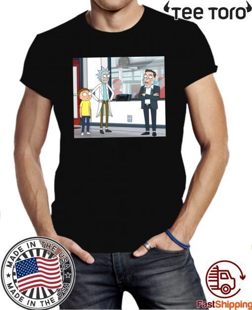 Offcial Let’s Talk Over Here Rick and Morty Elon Musk Tee Shirt