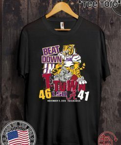 Lsu Tigers 46 Alabama Crimson Tide 41 Beat Down In T-town Shirt - Classic Tee