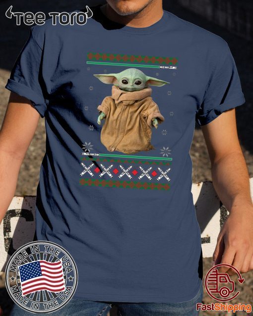 BABY YODA STAR WAR MANDALORIAN CHRISTMAS TSHIRT