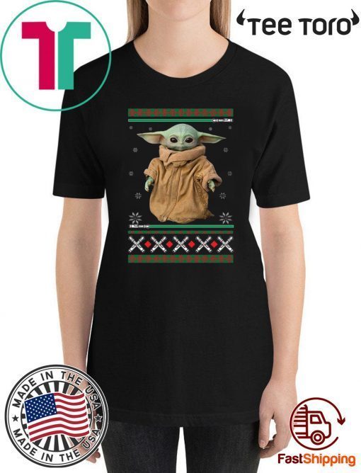 BABY YODA STAR WAR MANDALORIAN CHRISTMAS TSHIRT