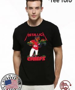 OFFCIAL MONSTER METALLICA KANSAS CITY CHIEFS T-SHIRT