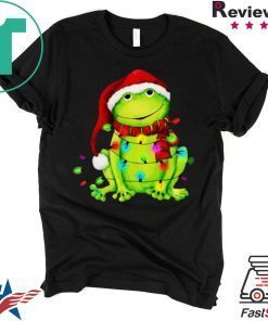 Merry and bright Frog Merry And Bright Christmas shirt