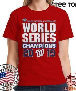 Nationals 2019 World Series Championship t-shirts