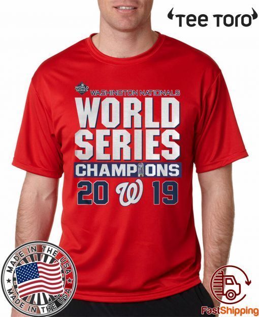 Nationals 2019 World Series Championship t-shirts