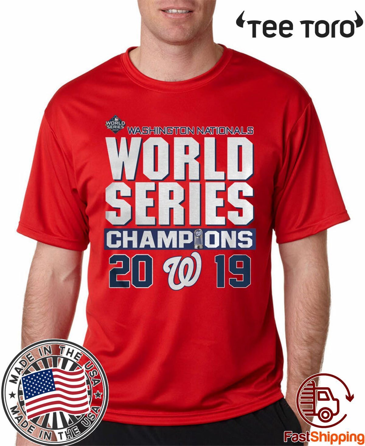 Washington Nationals 2019 World Series Championship Tee Shirt