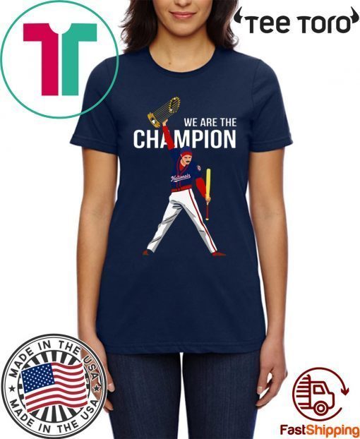 Nationals Freddie Mercury we are the champions 2020 T-Shirt