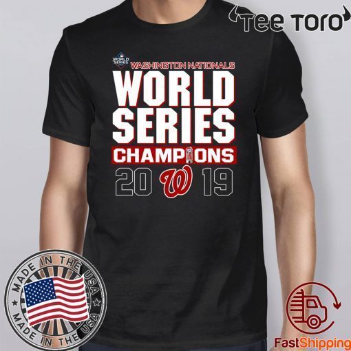 Nationals World Series 2019 Champs Unisex T-Shirt