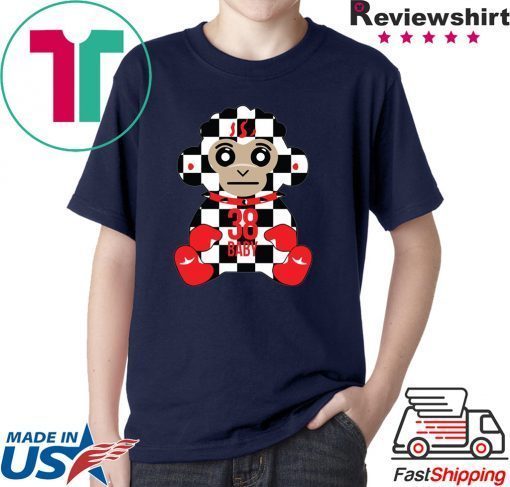 Never broke again 38 BABY MONKEY CHECKERS Tee Shirts